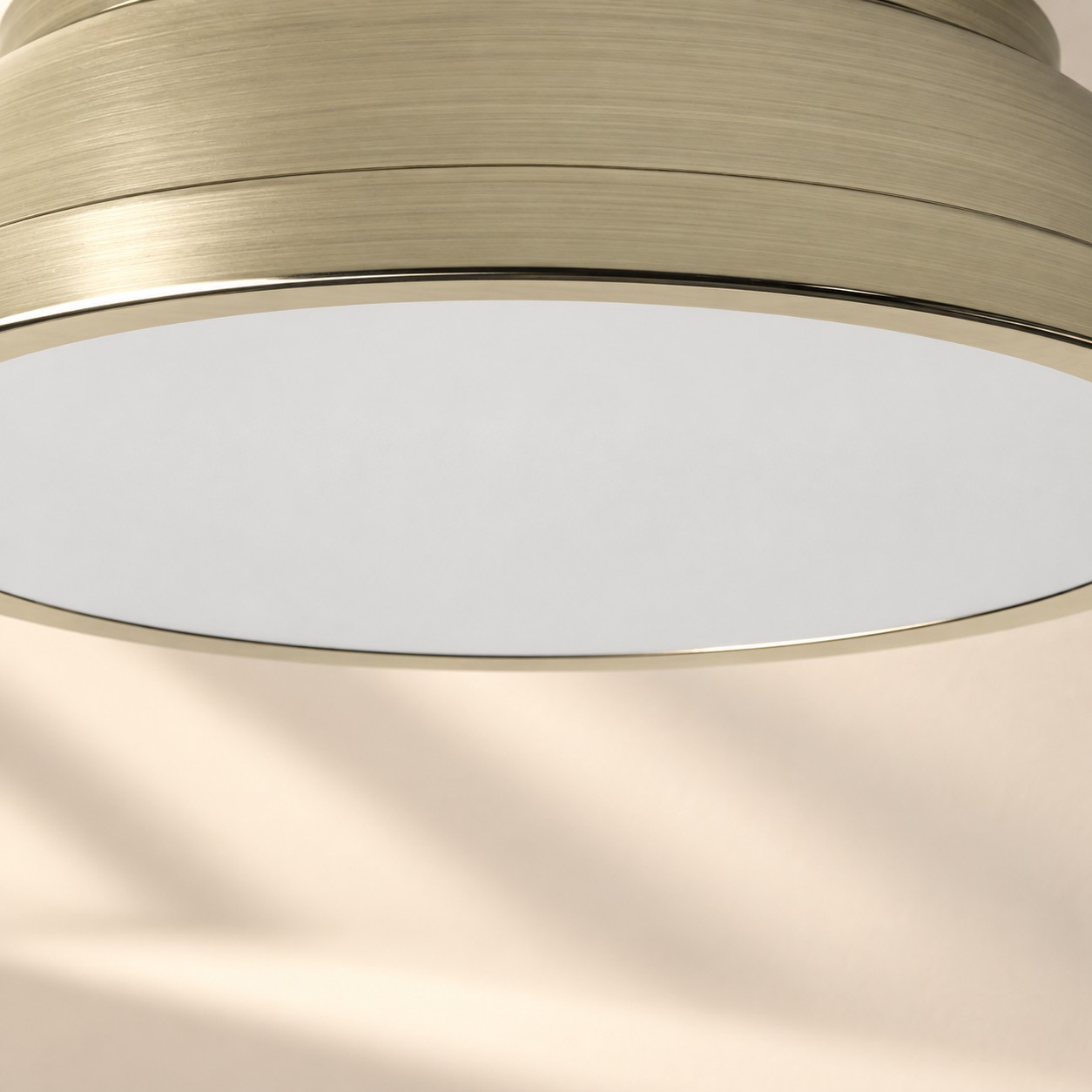 Metal Flush Ceiling Light with a 14-inch diameter and three metal finishes