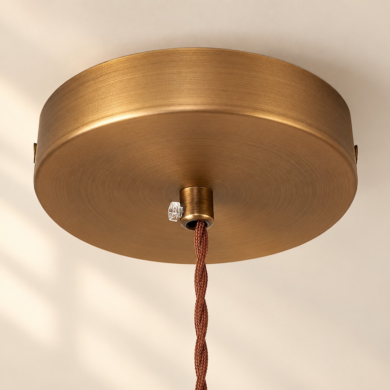 Vintage Fluted Glass Pendant with brass or black metal and one to three lights