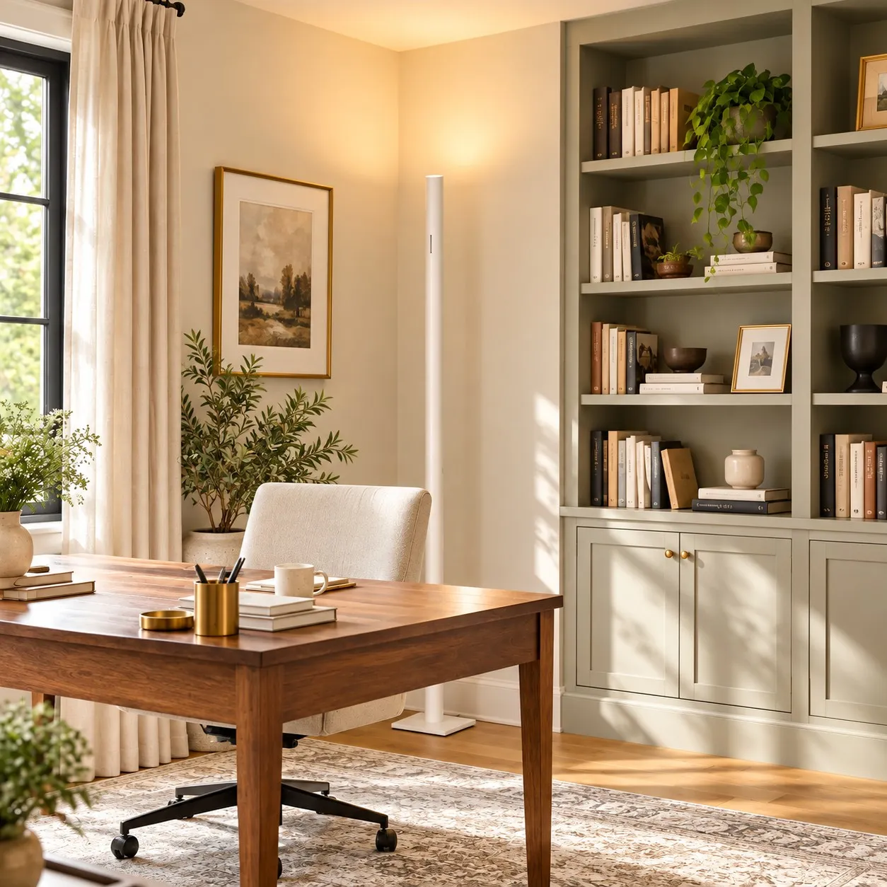 Ilio Mini floor lamp in a living room