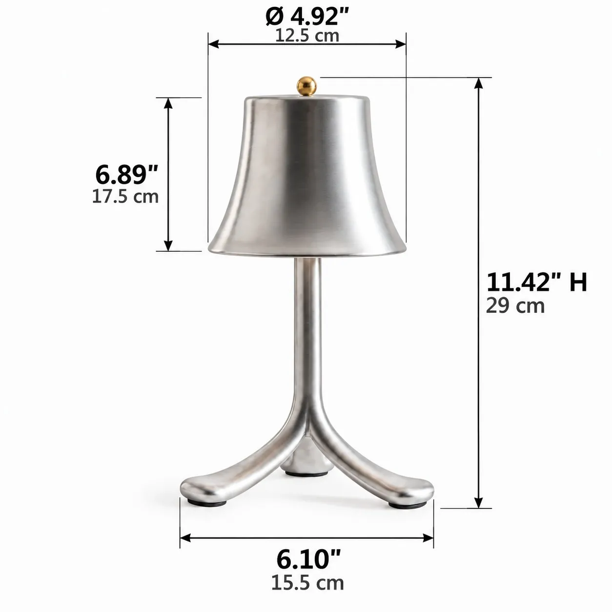 Disc light dimensions diagram