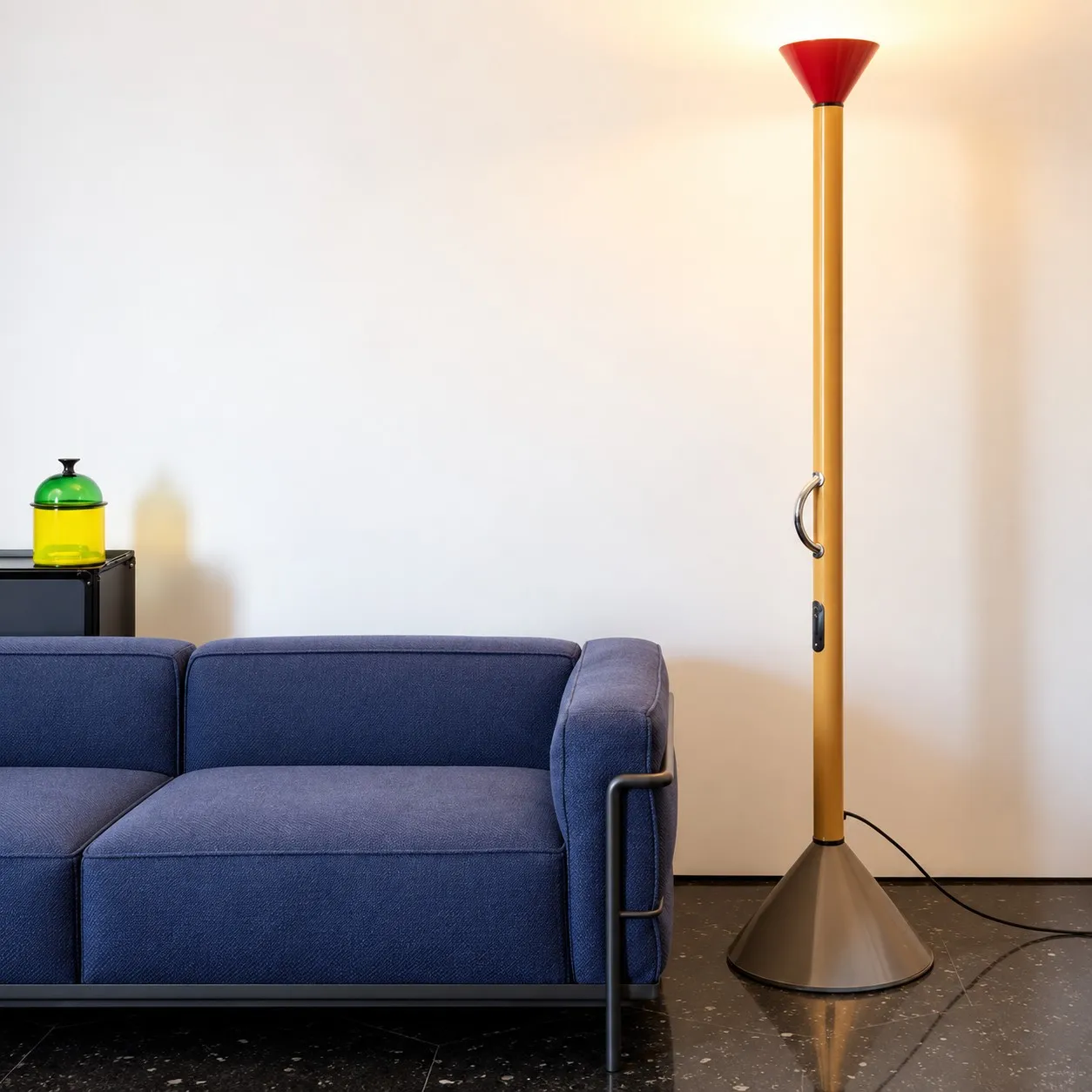 Floor lamp in interior scene