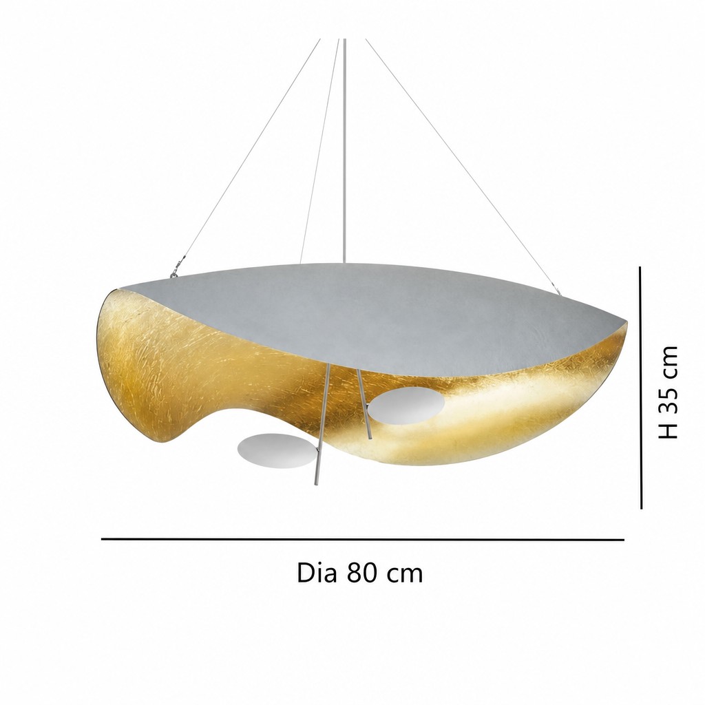Pendant light dimensions for 80 cm diameter