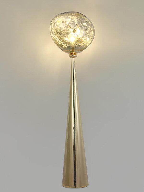 Gold Melt floor lamp
