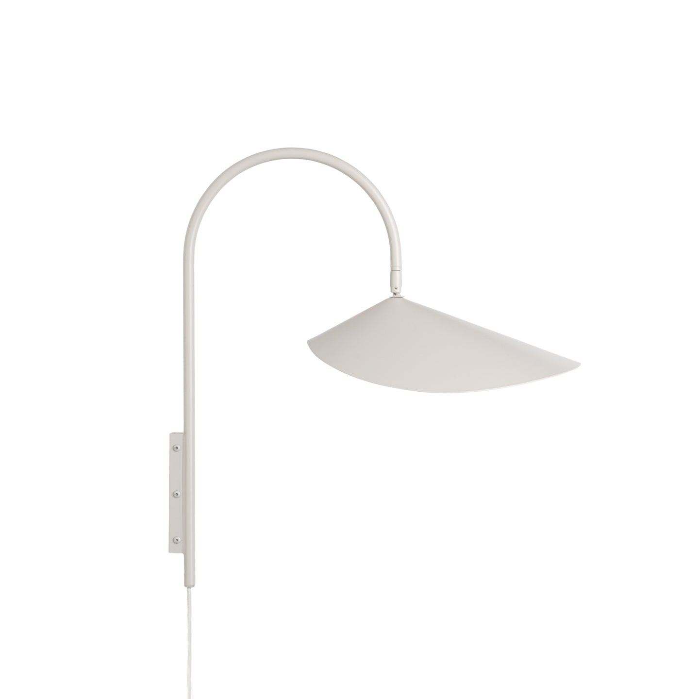 Arum wall lamp in White