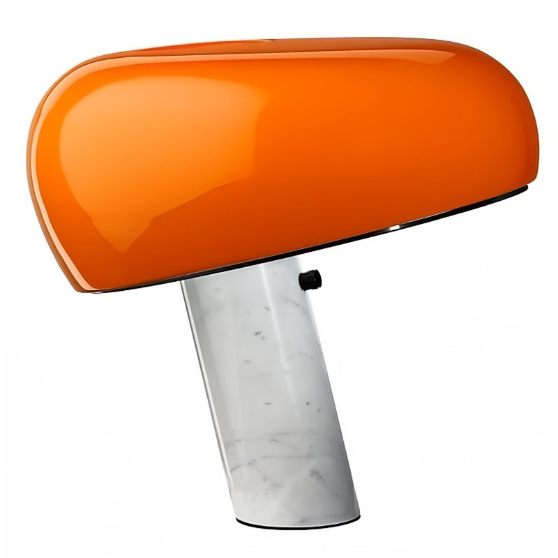 Orange Mushroom Marble table lamp