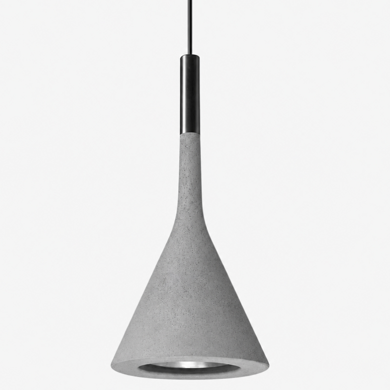 Alphomo Grey conical pendant