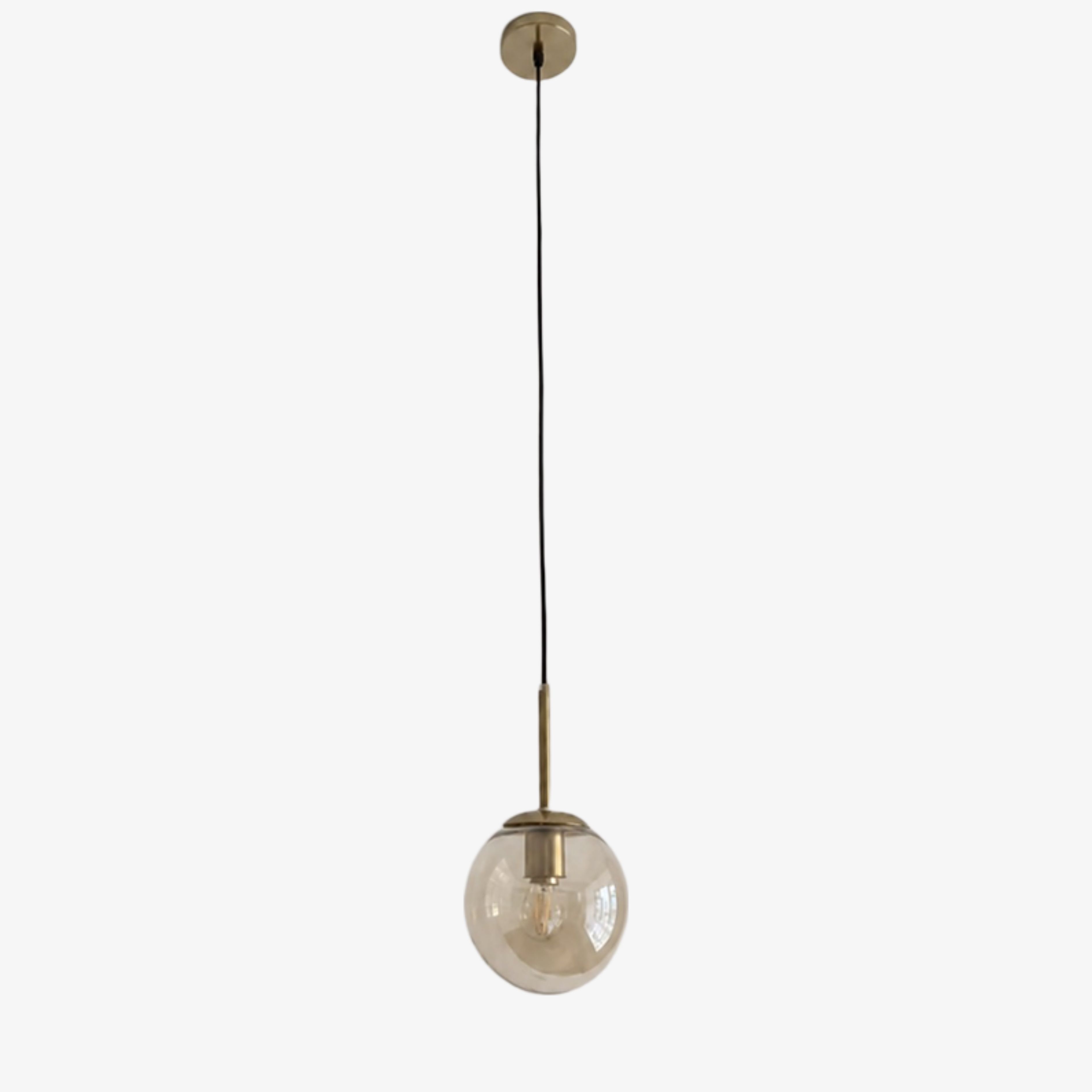 Brass cognac glass pendant