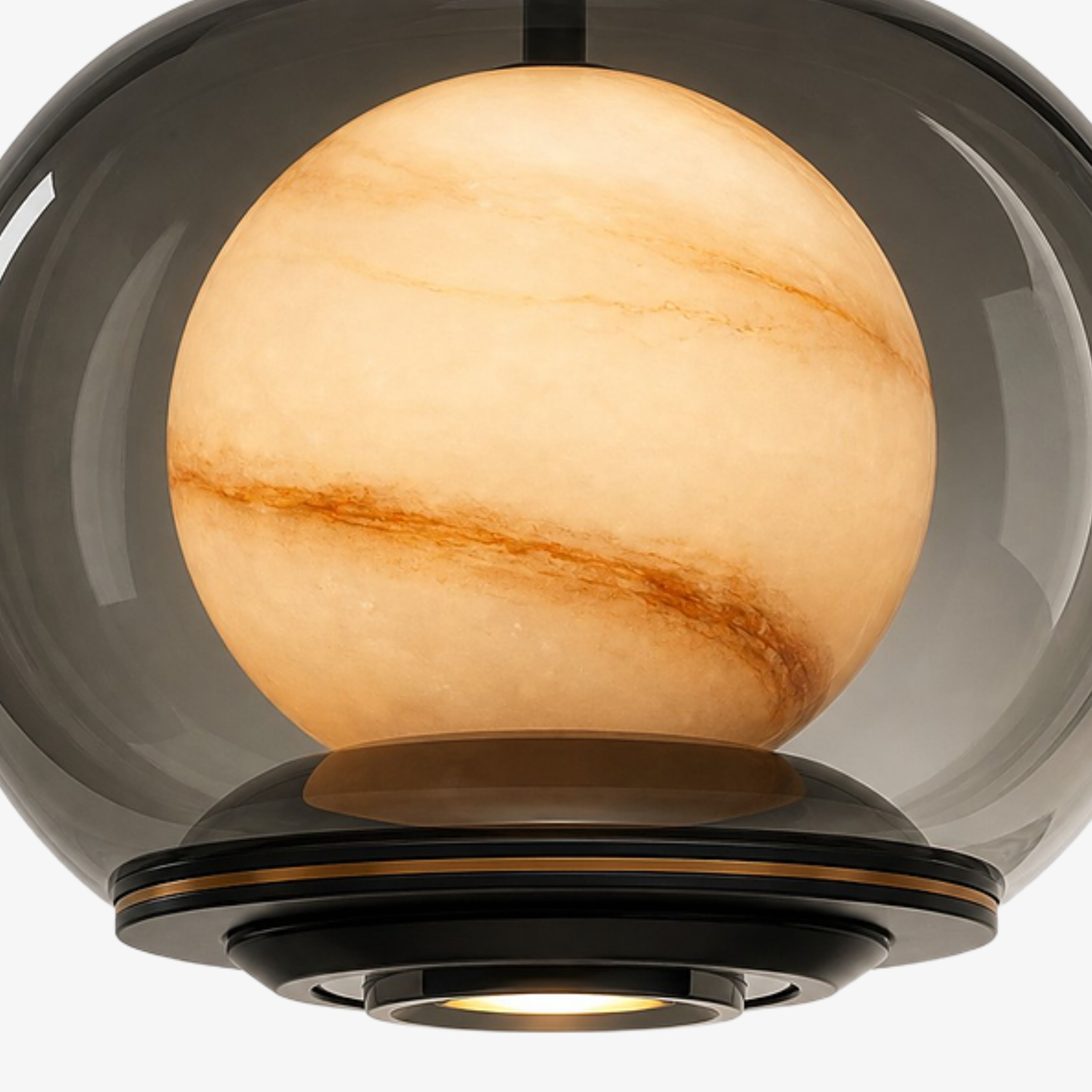 Warm inner globe detail