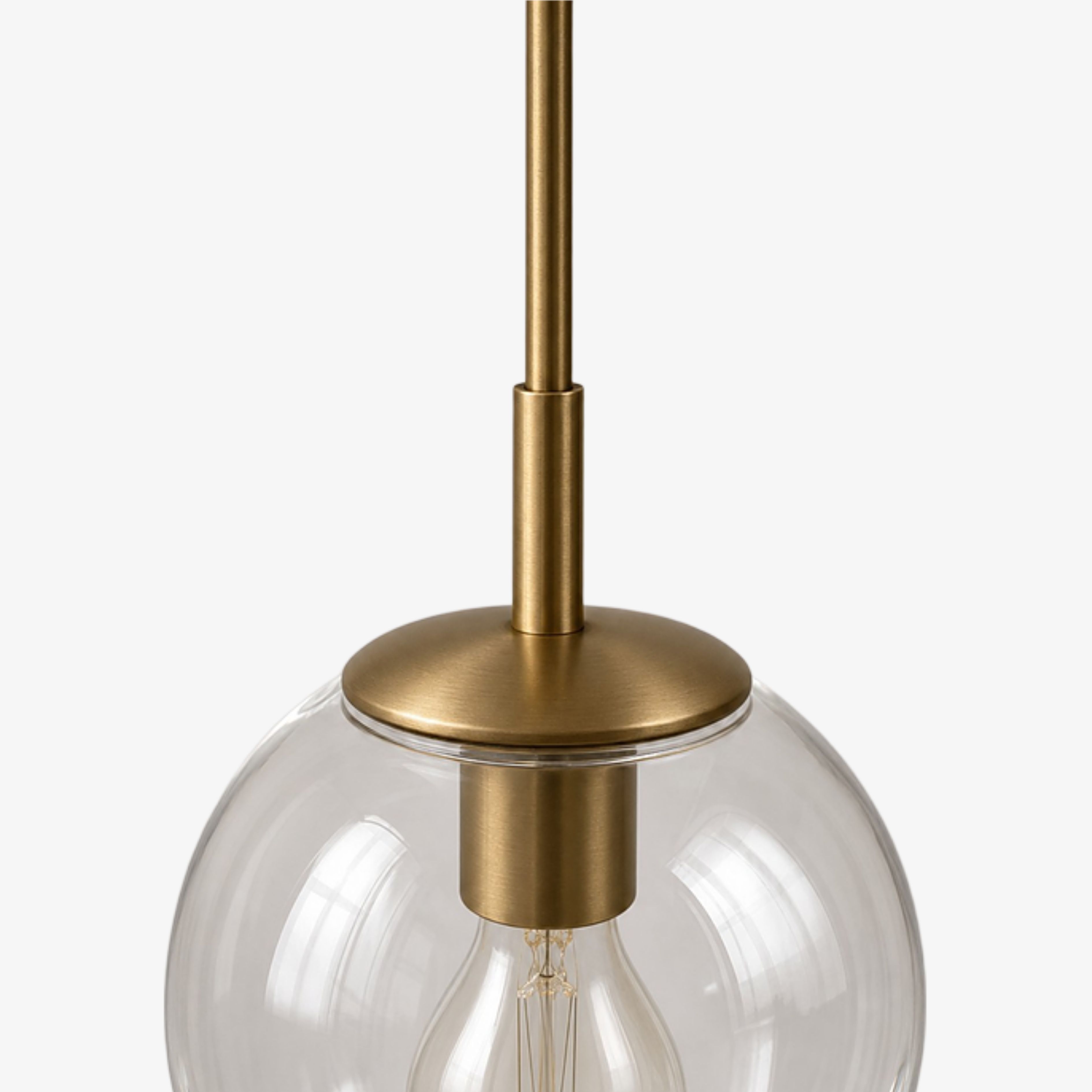 Brass suspension detail