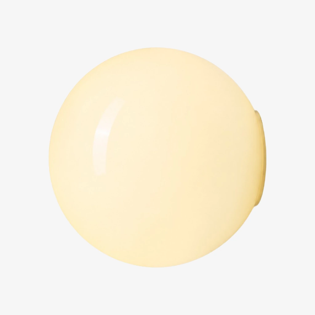 Cream Luma glass wall sconce