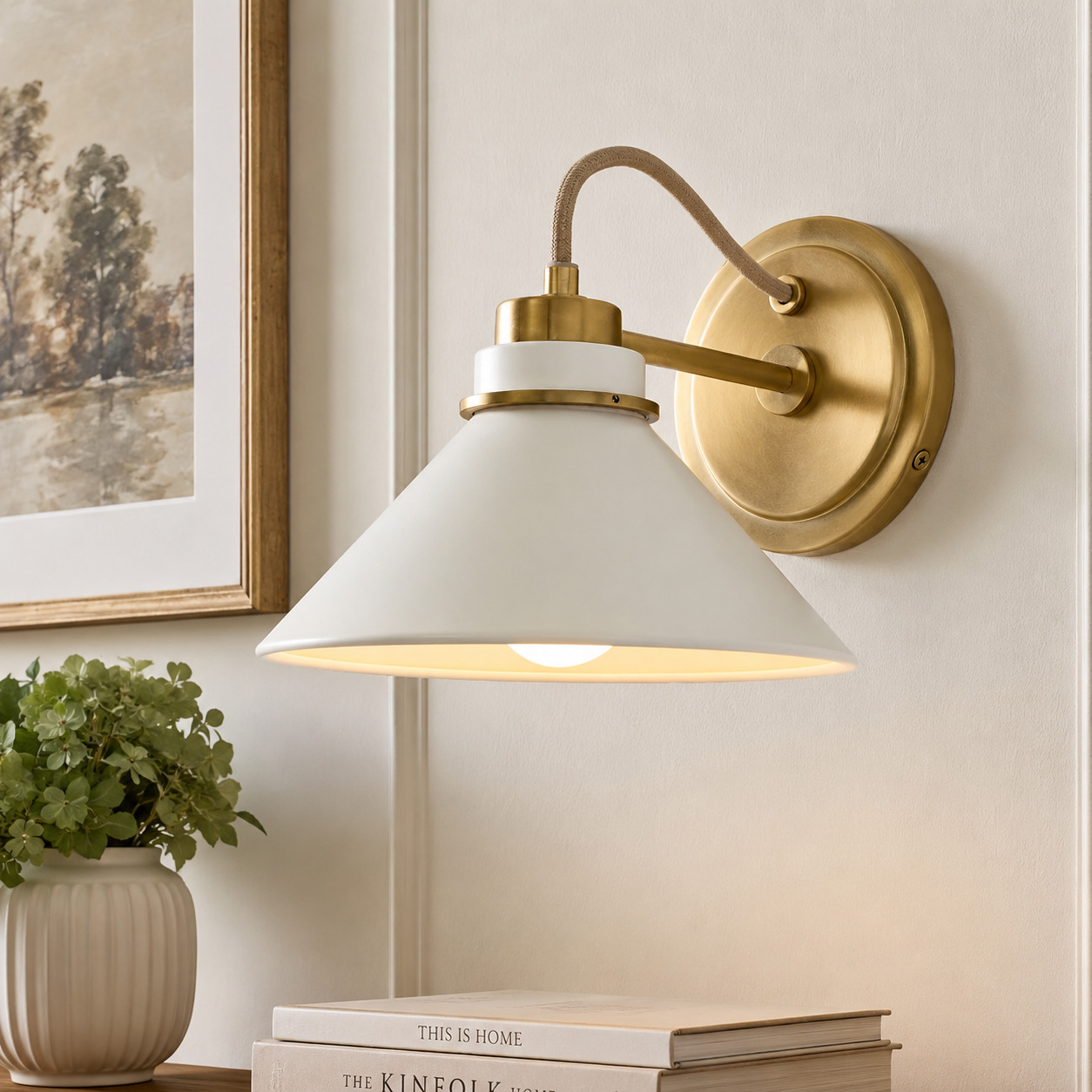 Rope Arm / Champagne Bronze Metal / Ivory Metal