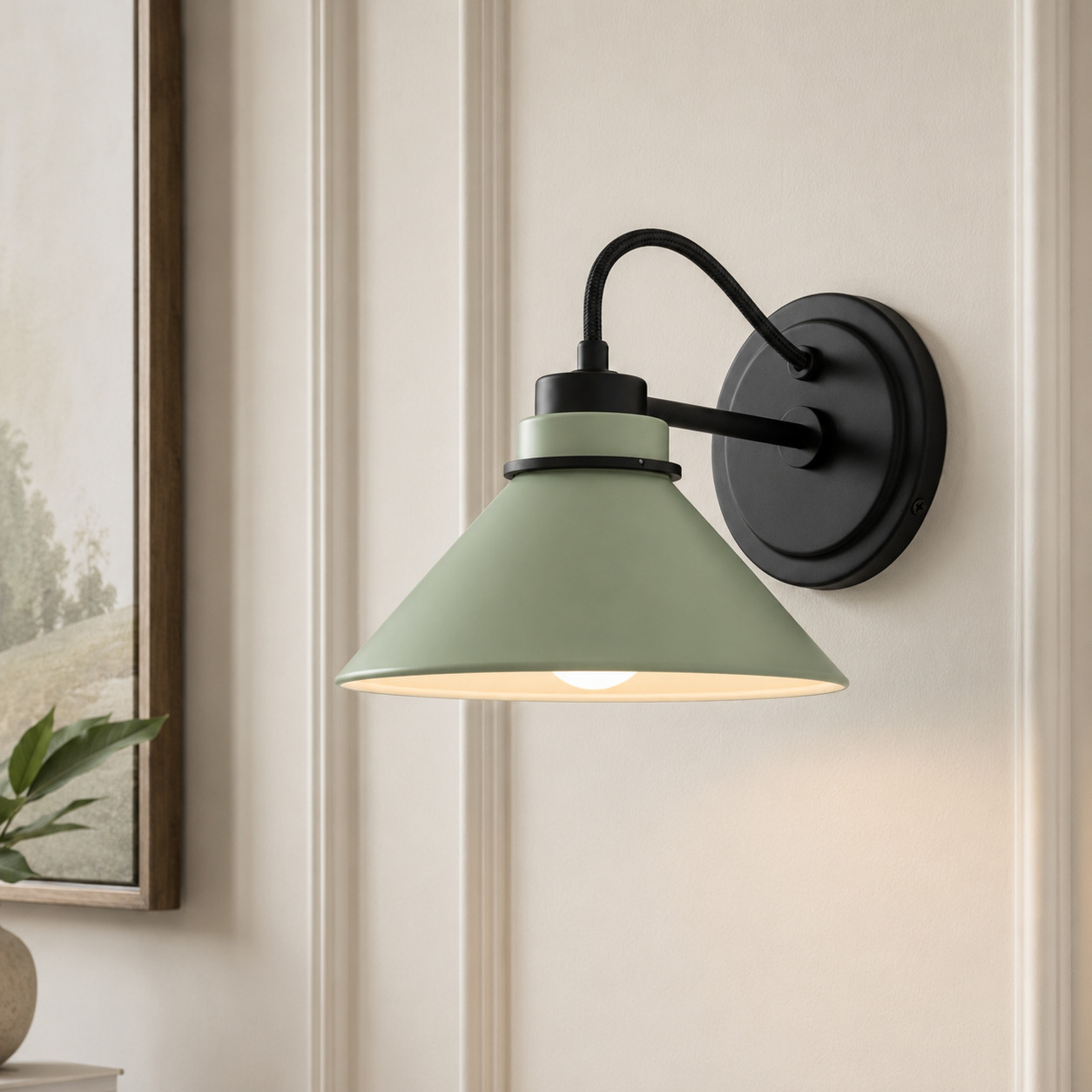 Rope Arm / Black / Coated Celadon