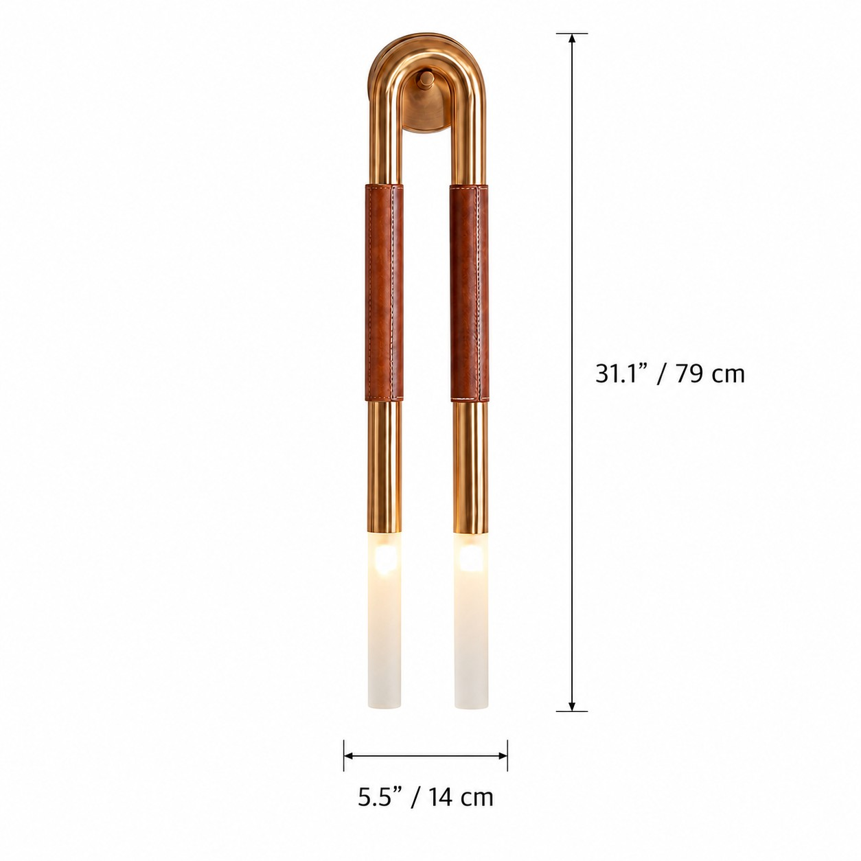 Double wall light dimensions