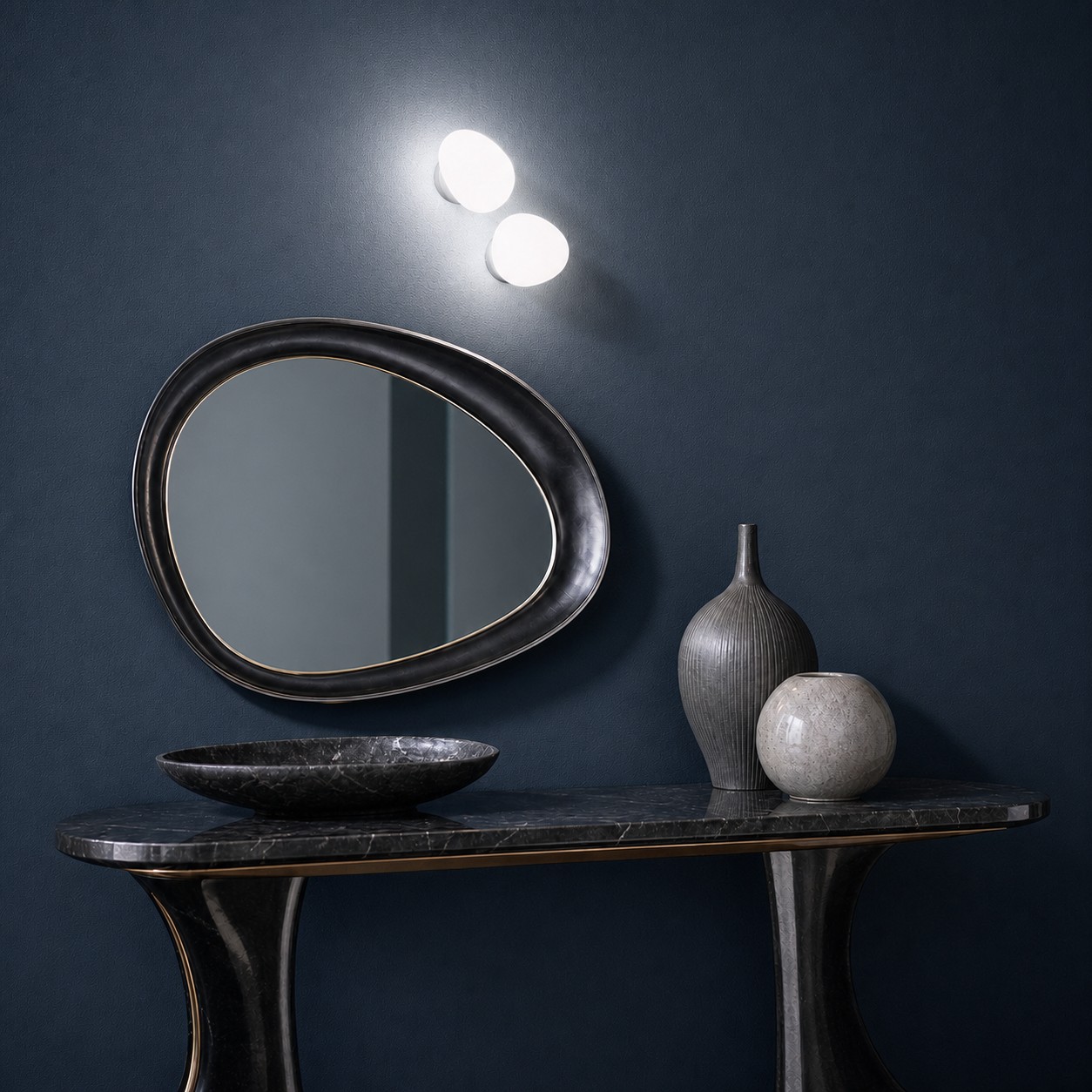 Gregg Wandleuchte mit Spiegelbeleuchtung