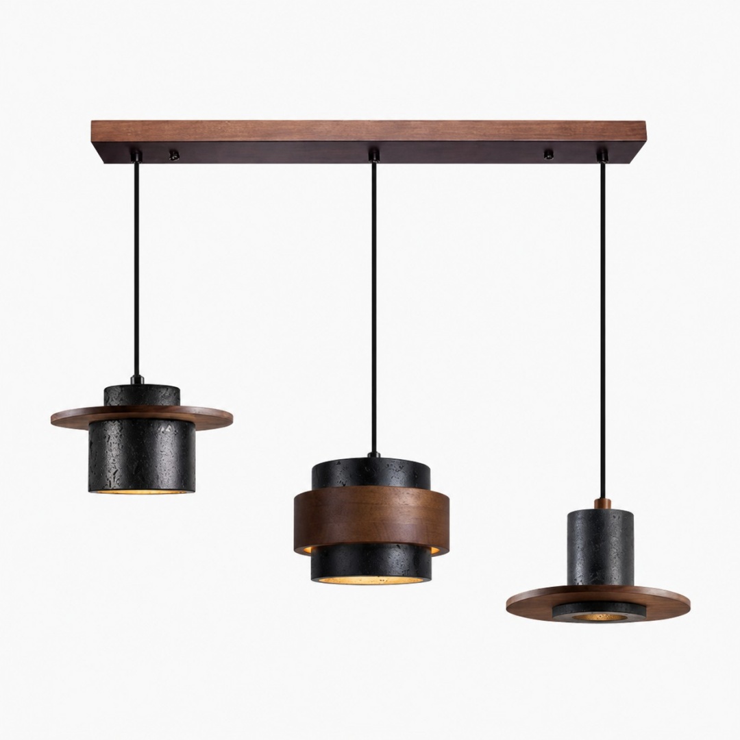 Black and Walnut · Mixed · 3 Heads · Linear
