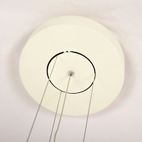 Flamingo pendant light ceiling canopy and suspension detail