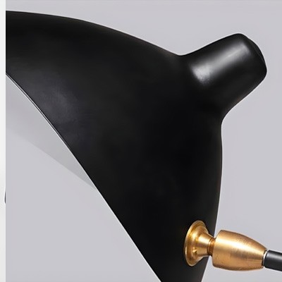 Duckbill shade connection detail