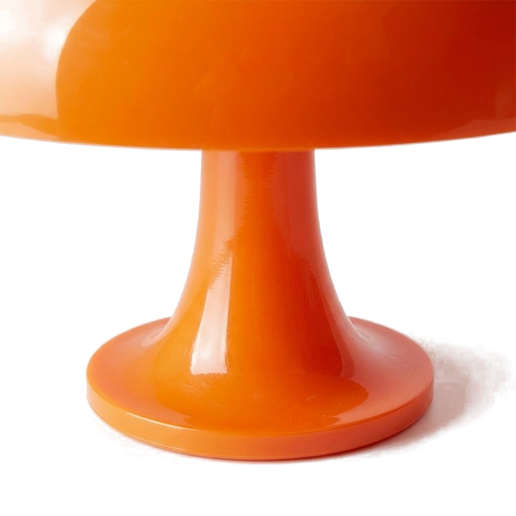 Close-up of the orange Nessino stem and base