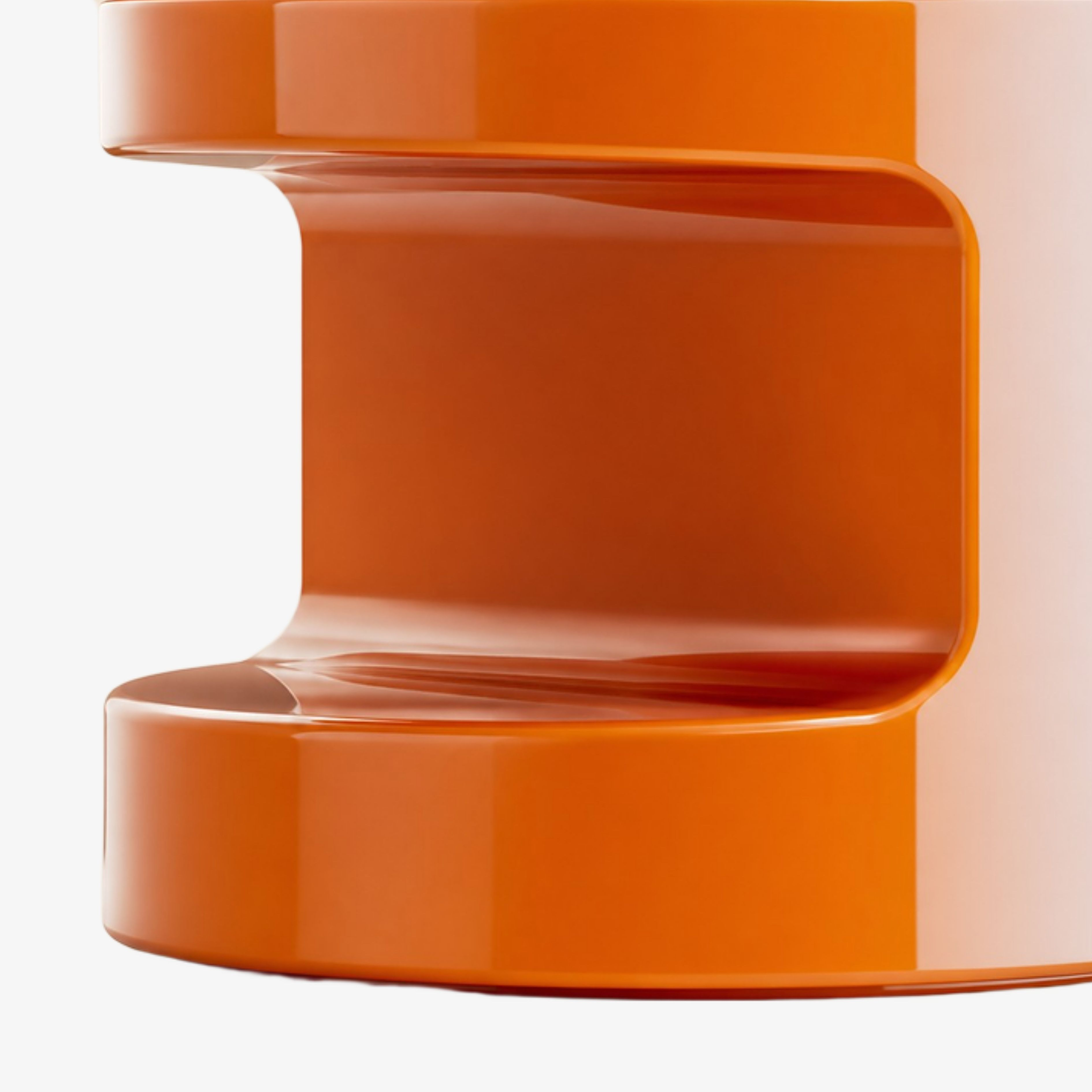 Fox Orange ceramic base detail