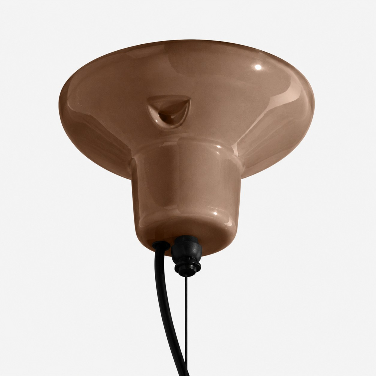 Glossy ceramic canopy detail
