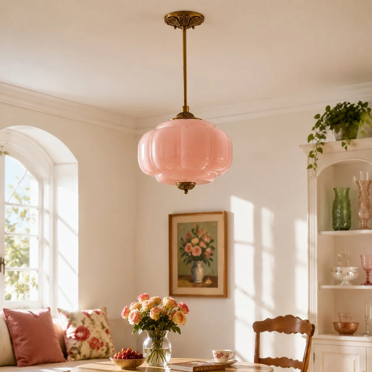 Eloise pink+black room scene