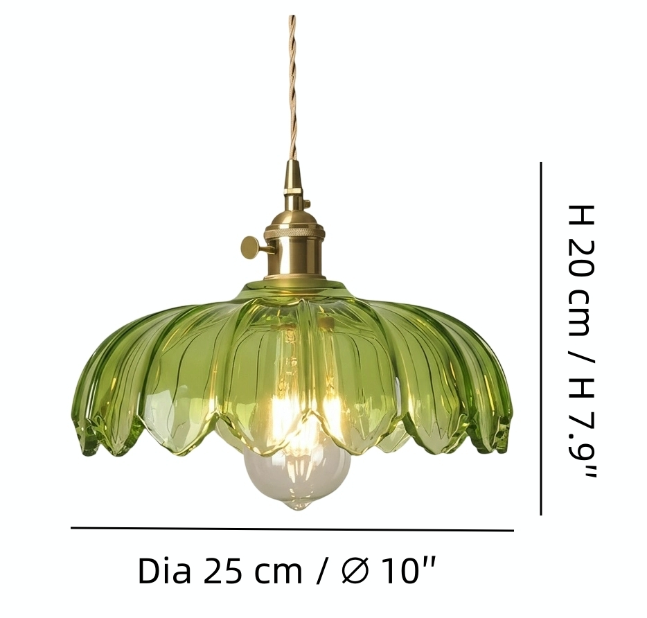 Maße der Petalbloom Wandleuchte, Durchmesser 14 cm und Höhe 16 cm