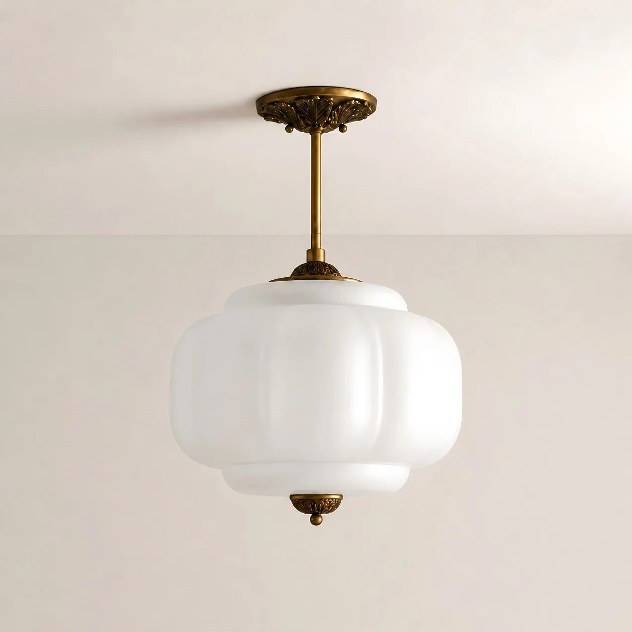 Eloise frosted glass+brass product image