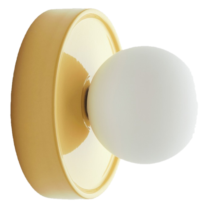 Yellow Solna wall light