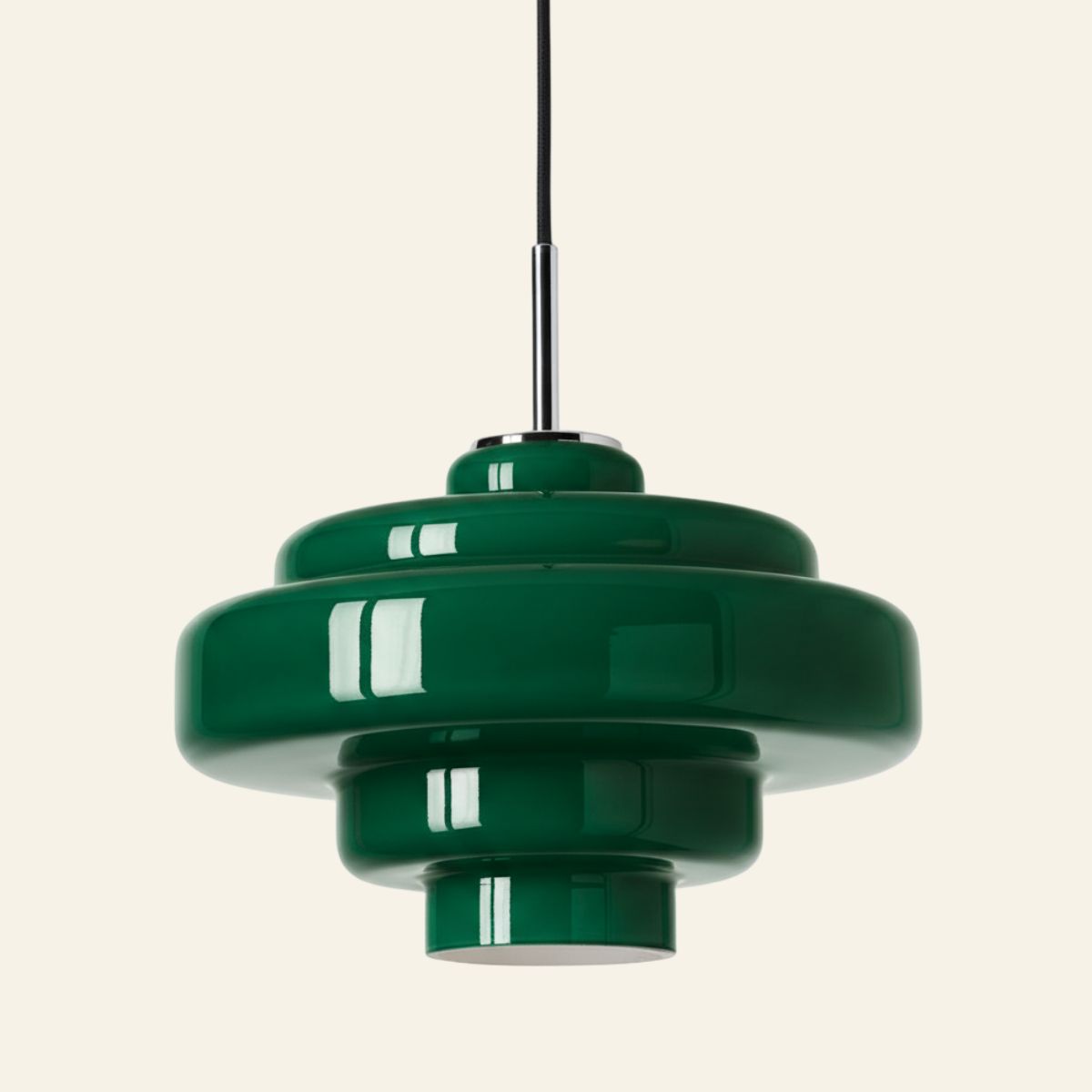 Koloro green glass pendant