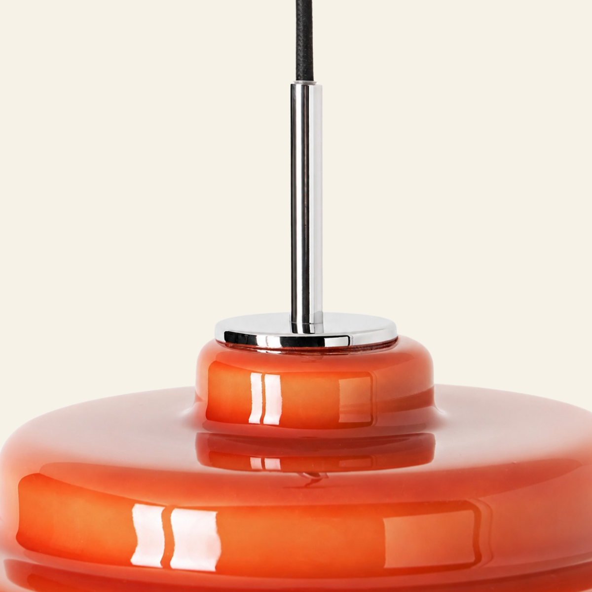 Layered glass connector detail