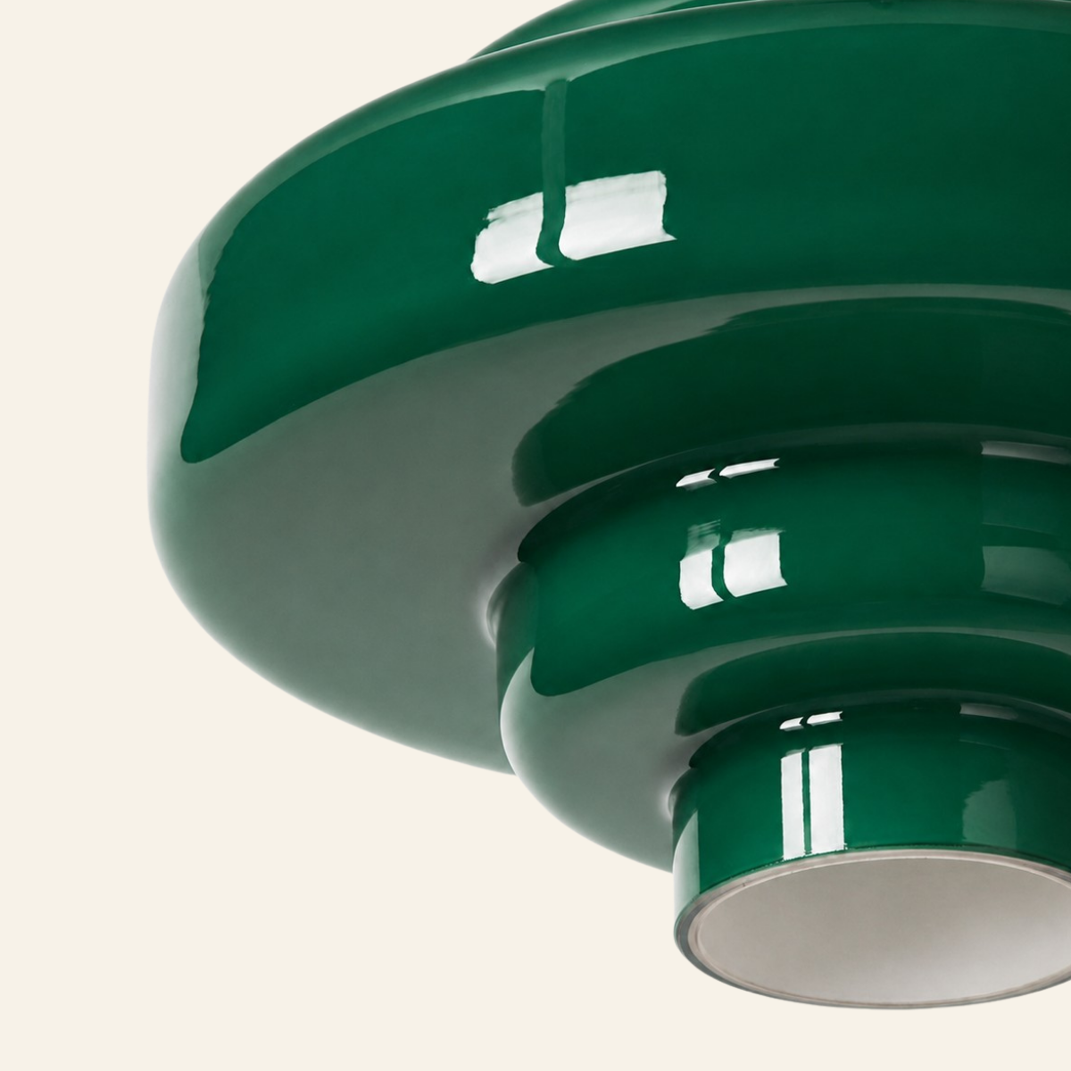 Green glass surface detail