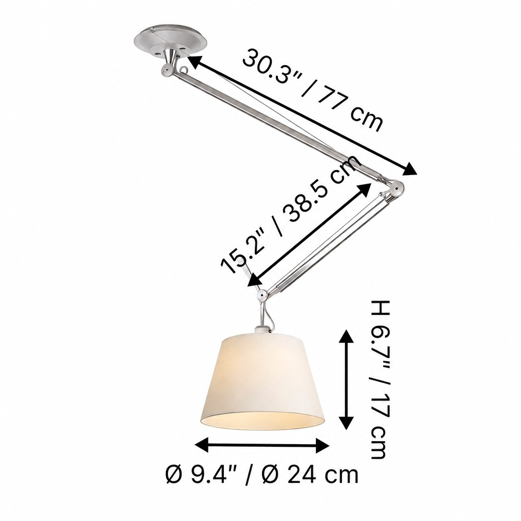 Tolomeo Size 24 dimensions