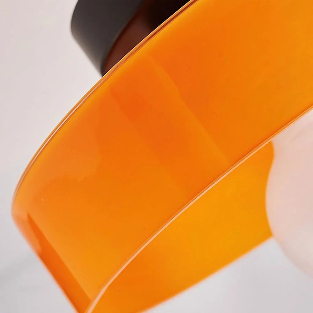 Morandic glass disc edge detail