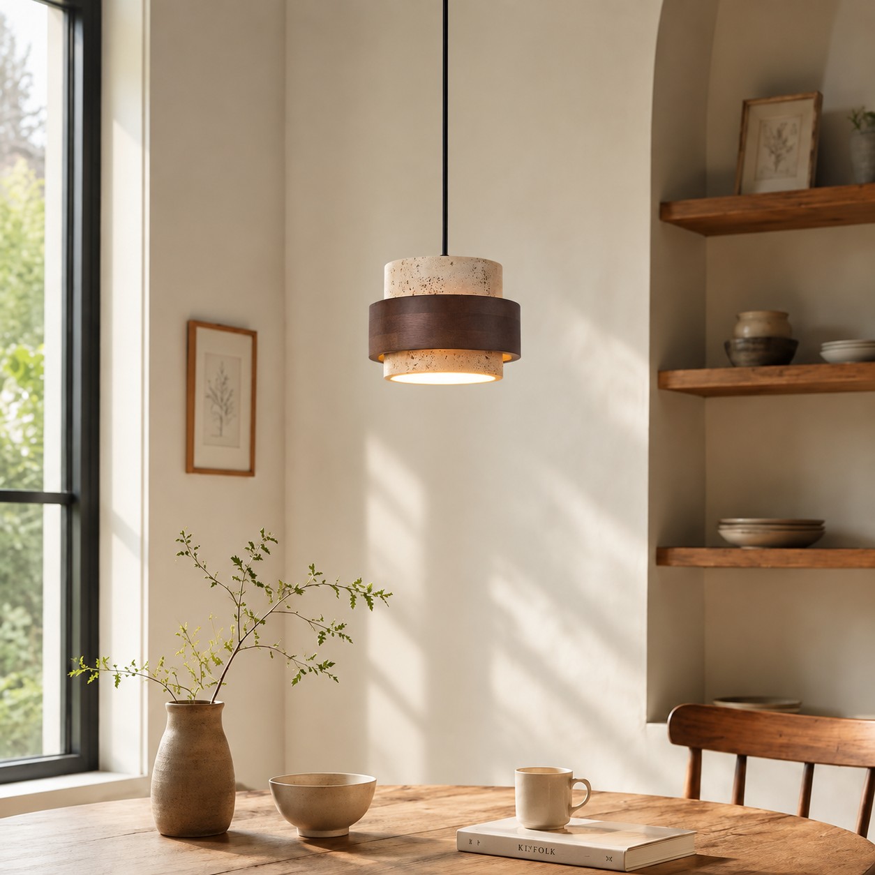 Lampada a sospensione Stonel in un interno moderno