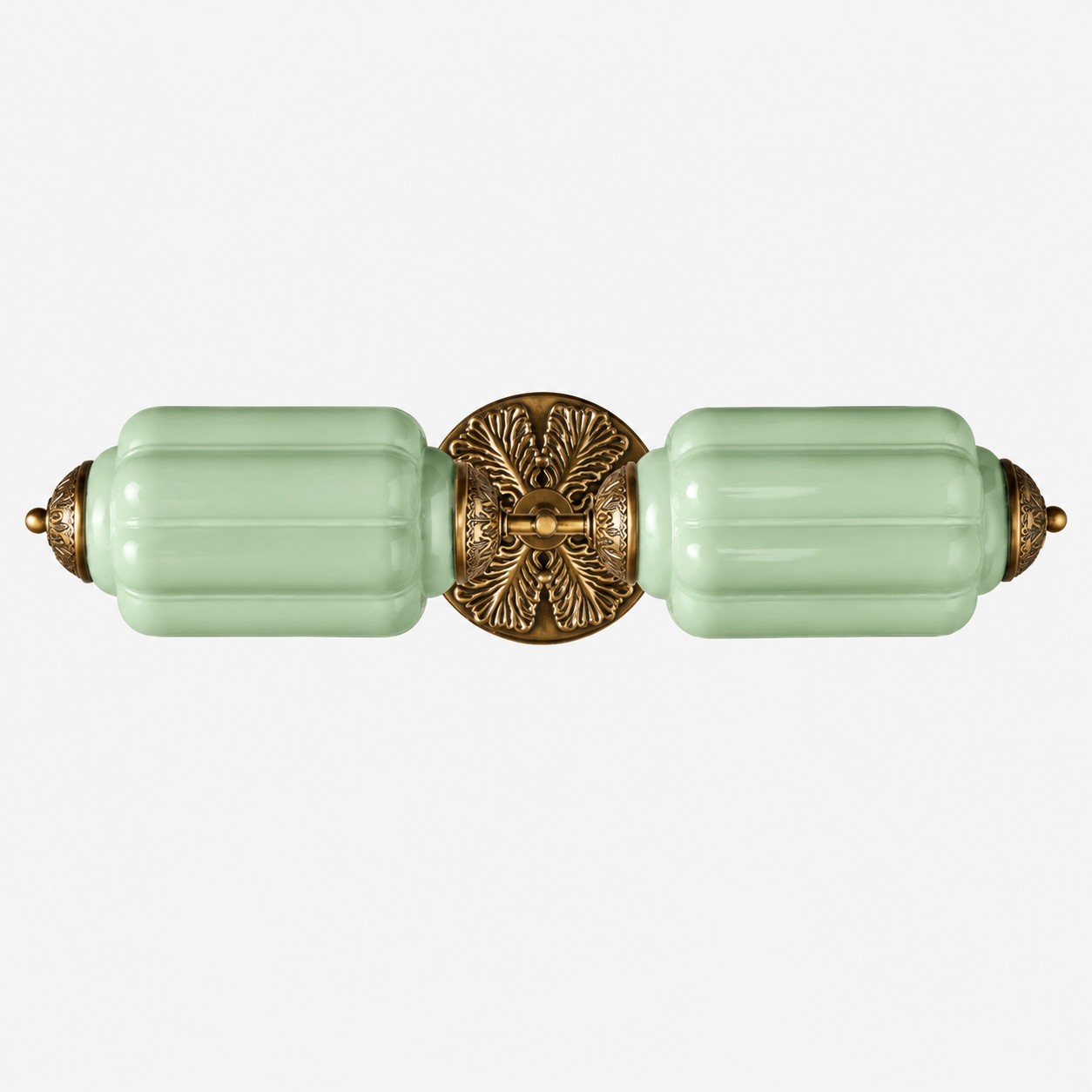 Lumi Vintage Antique Milk Glass Eloise Wall Light