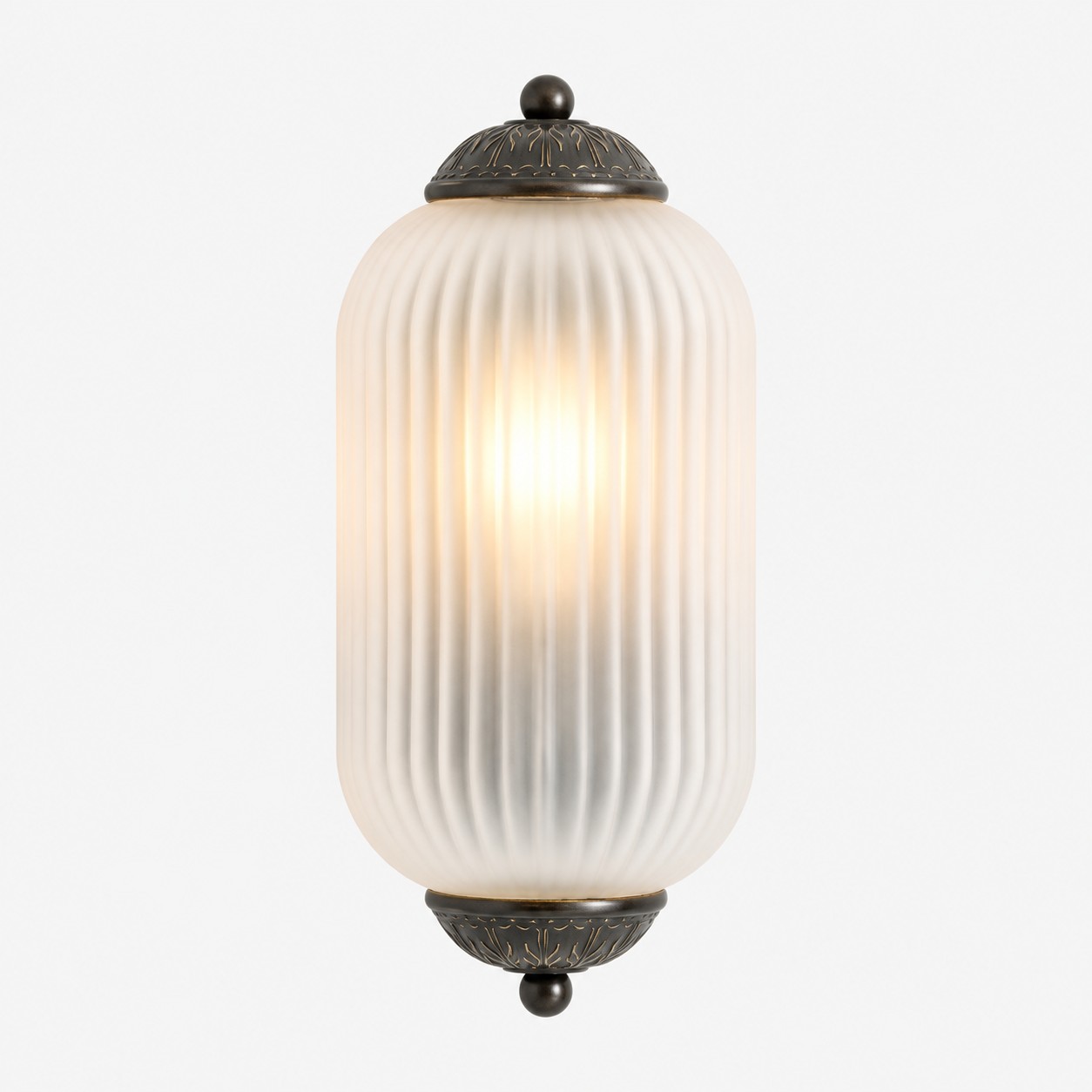 Lumi Vintage Antique Milk Glass Eloise Wall Light
