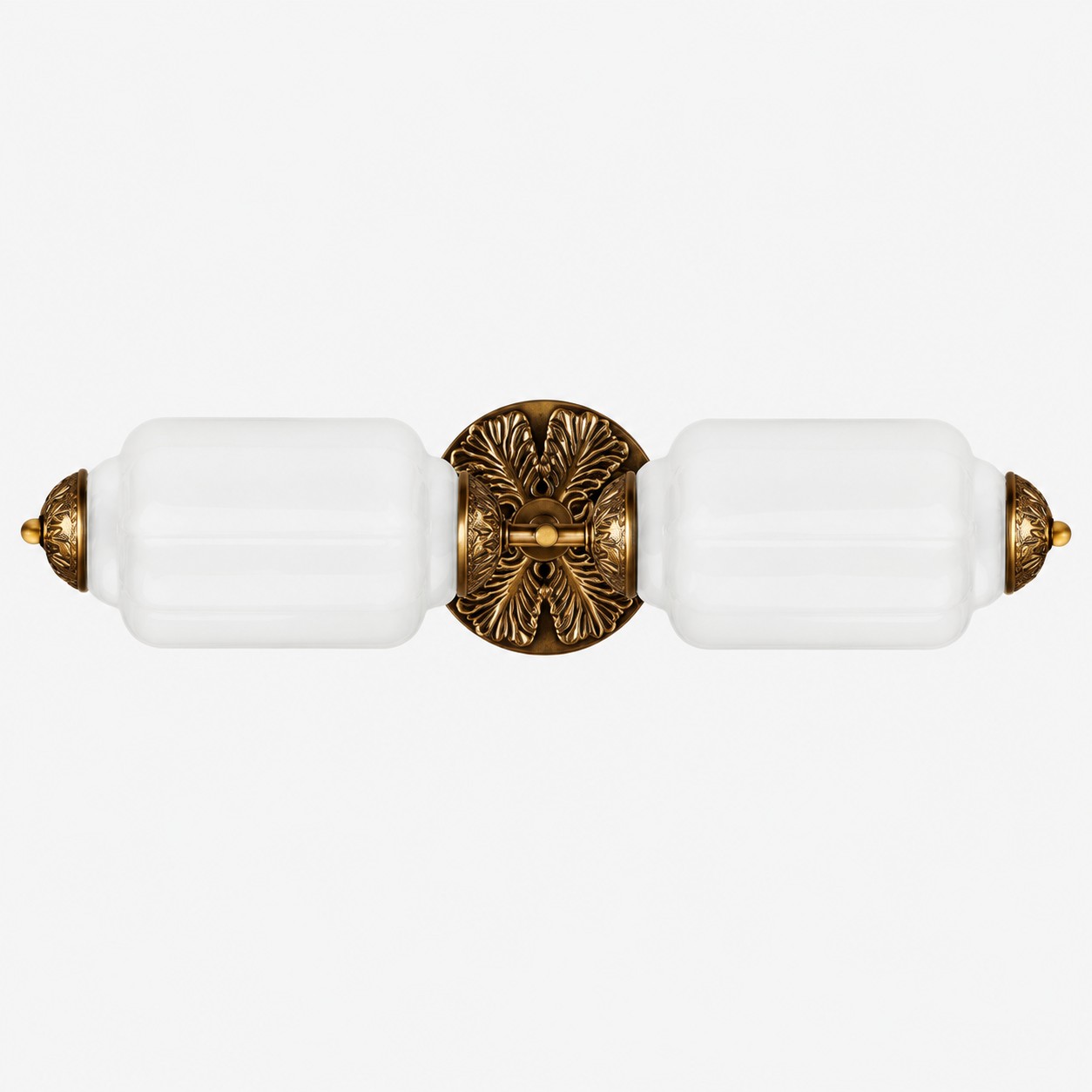 Lumi Vintage Antique Milk Glass Eloise Wall Light