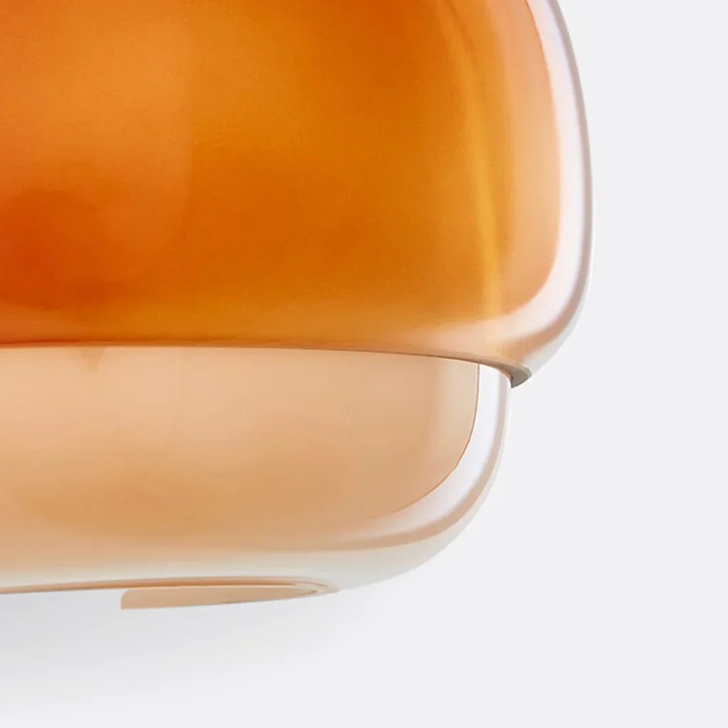 Orvenis glass diffuser underside and mounting detail