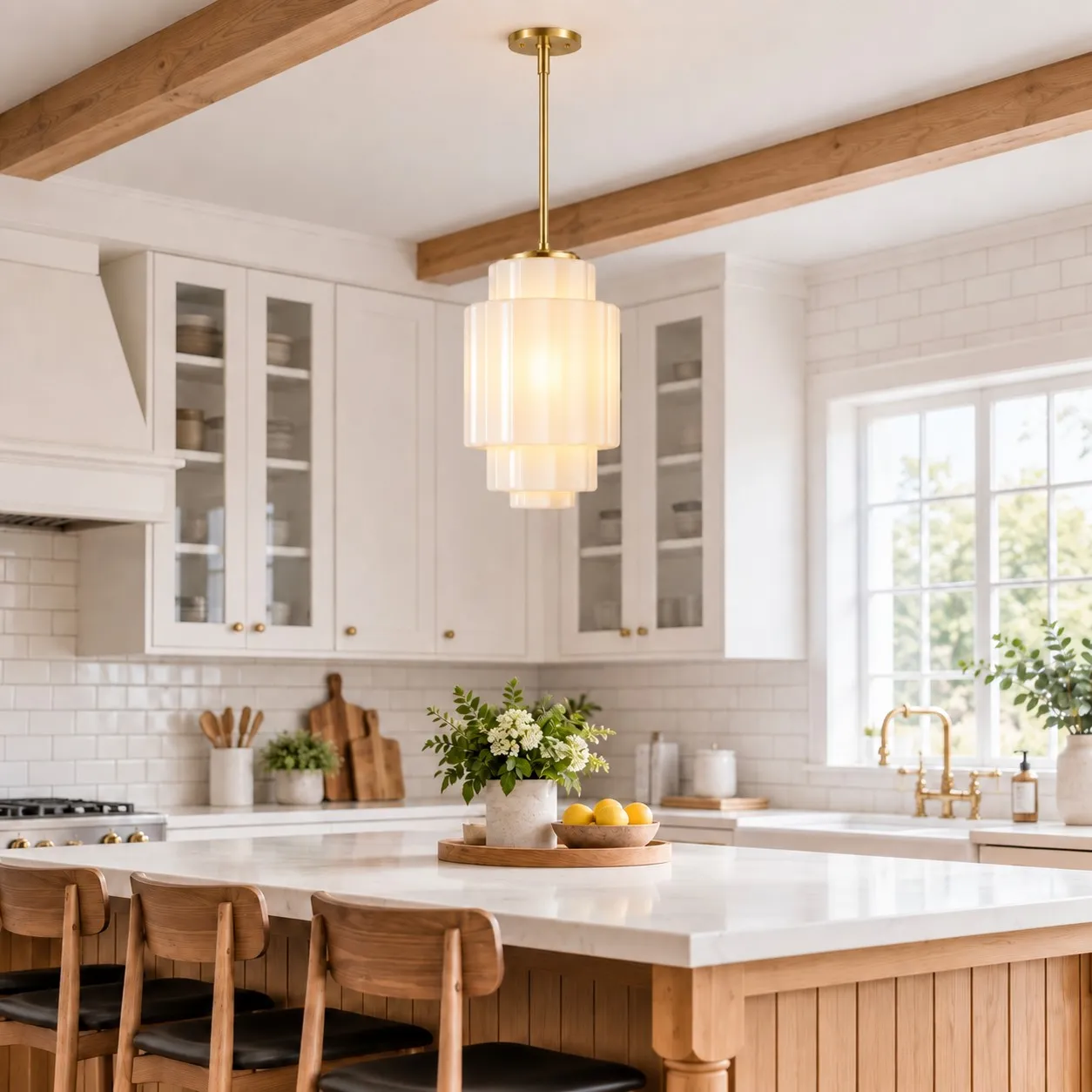 Kitchen island scene
