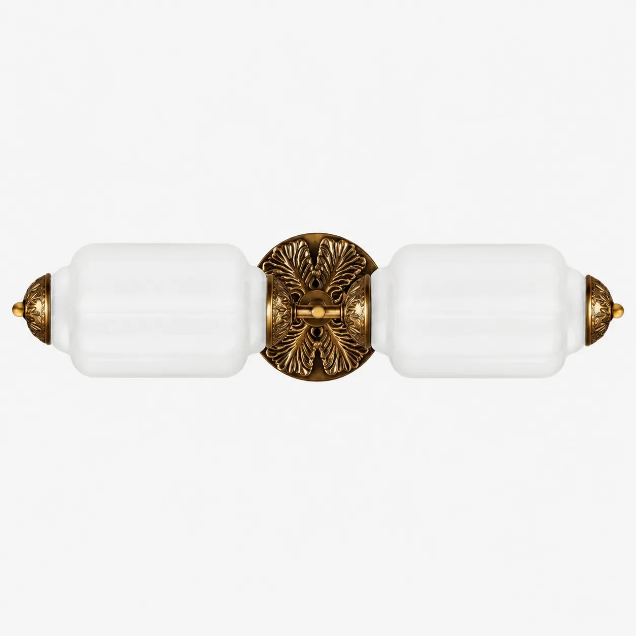 Lumi Vintage Antique Milk Glass Eloise Wall Light