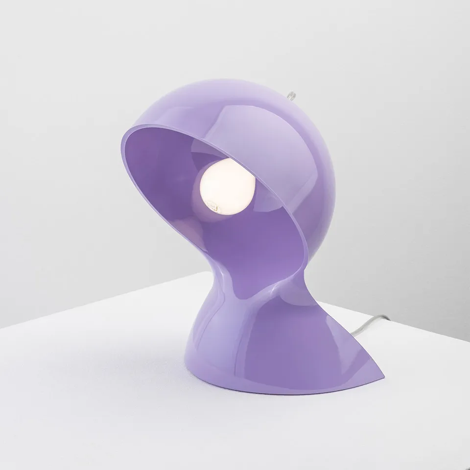 Dalù Lilac polycarbonate table lamp