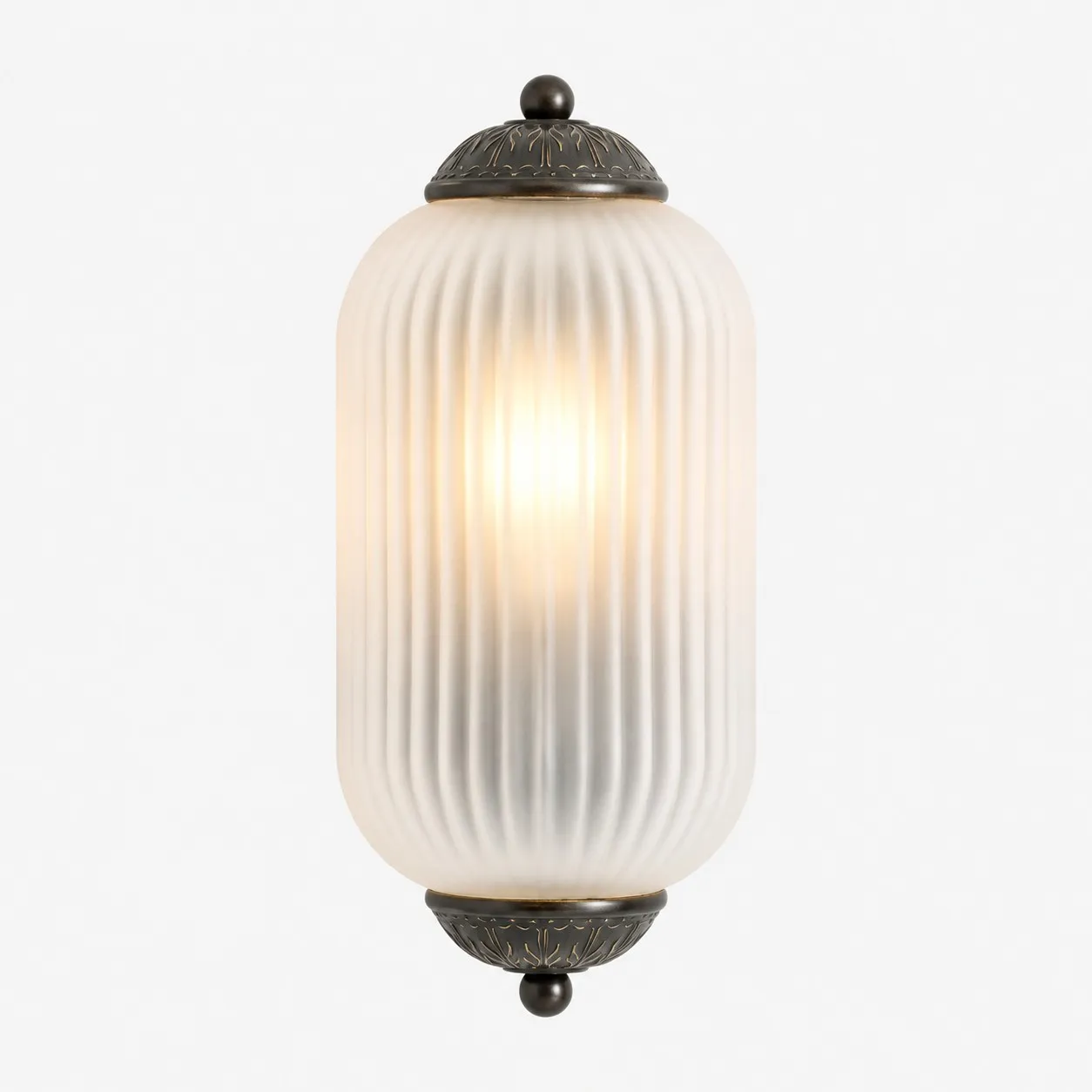 Lumi Vintage Antique Milk Glass Eloise Wall Light