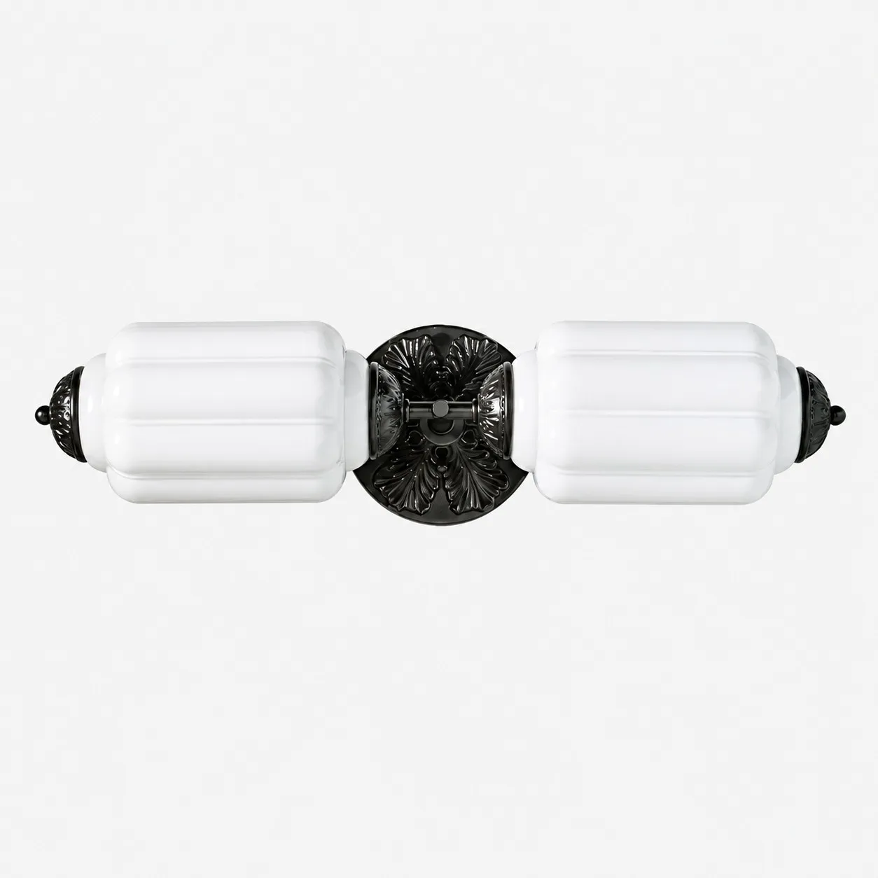 Lumi Vintage Antique Milk Glass Eloise Wall Light