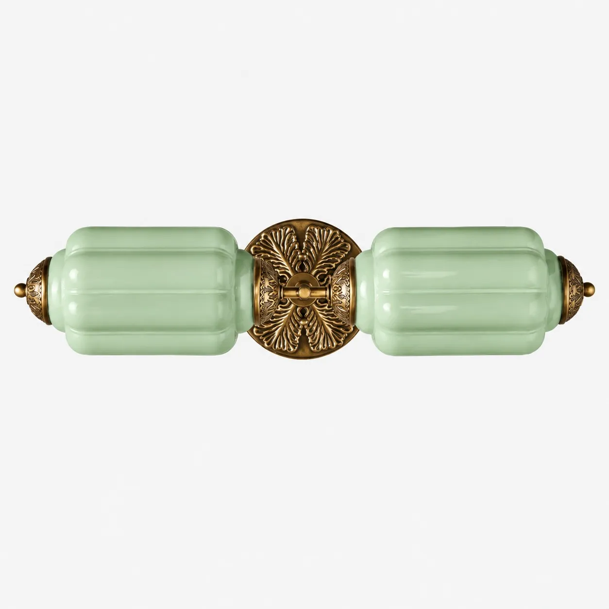 Lumi Vintage Antique Milk Glass Eloise Wall Light