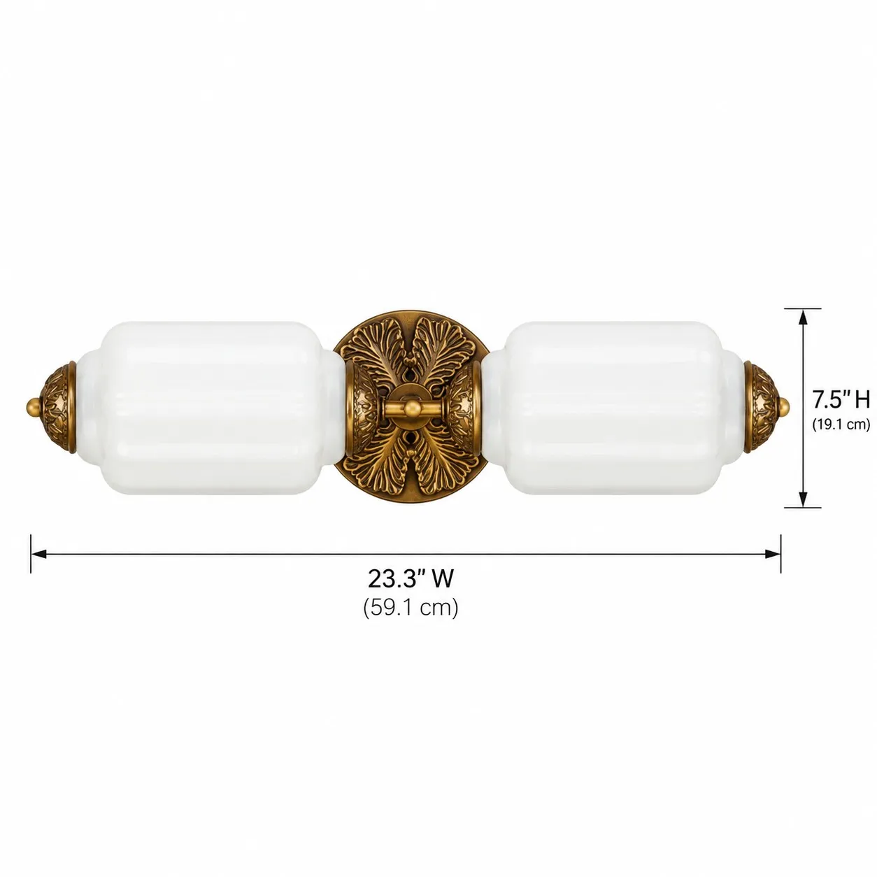 2 Heads dimensions