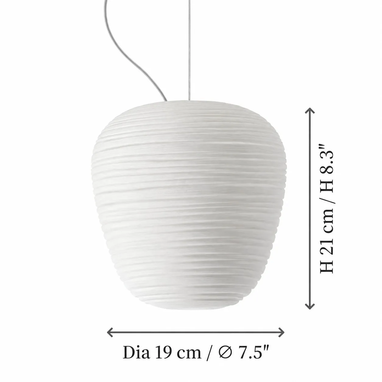 Darien engraved satin glass pendant detail