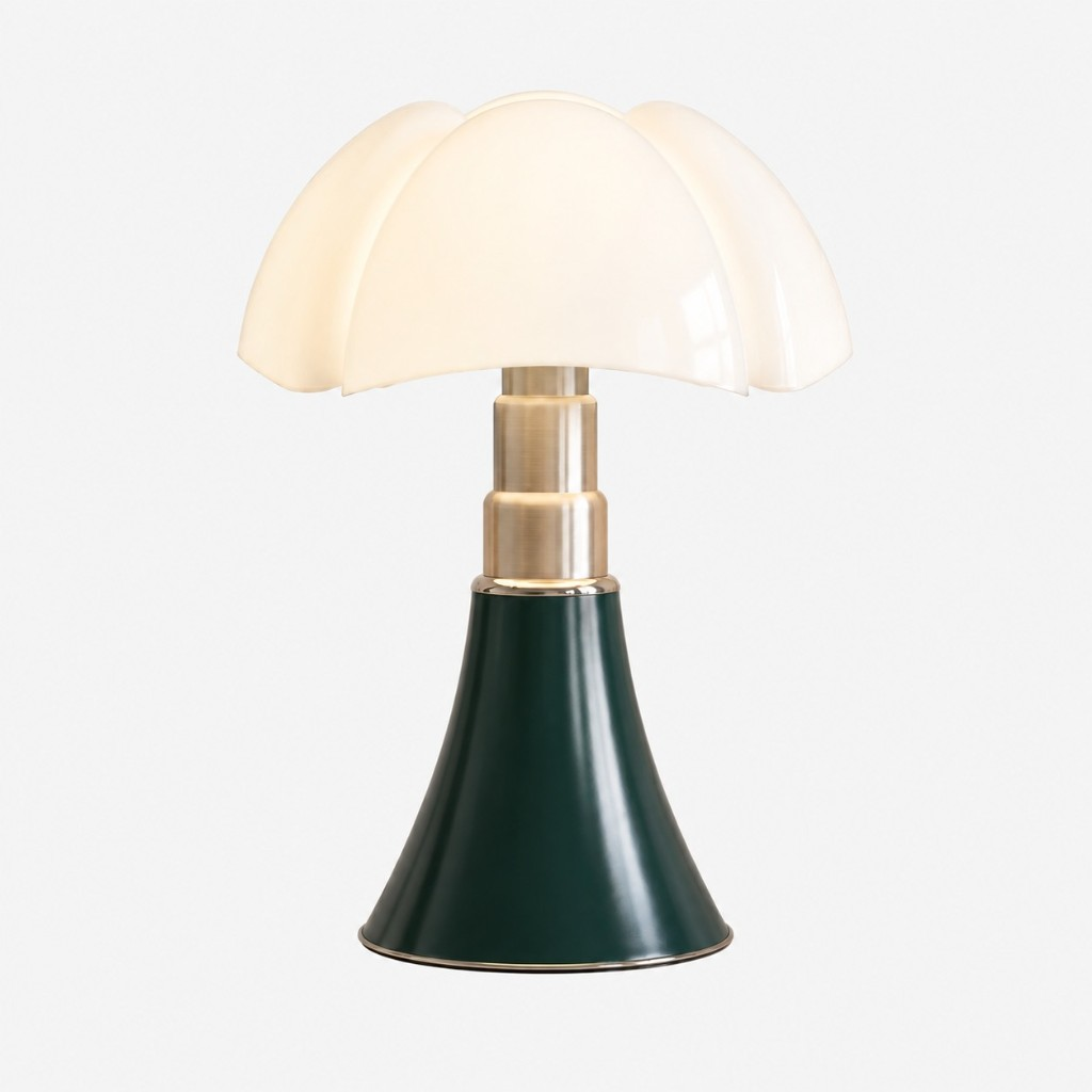 Agave green petal shade table lamp