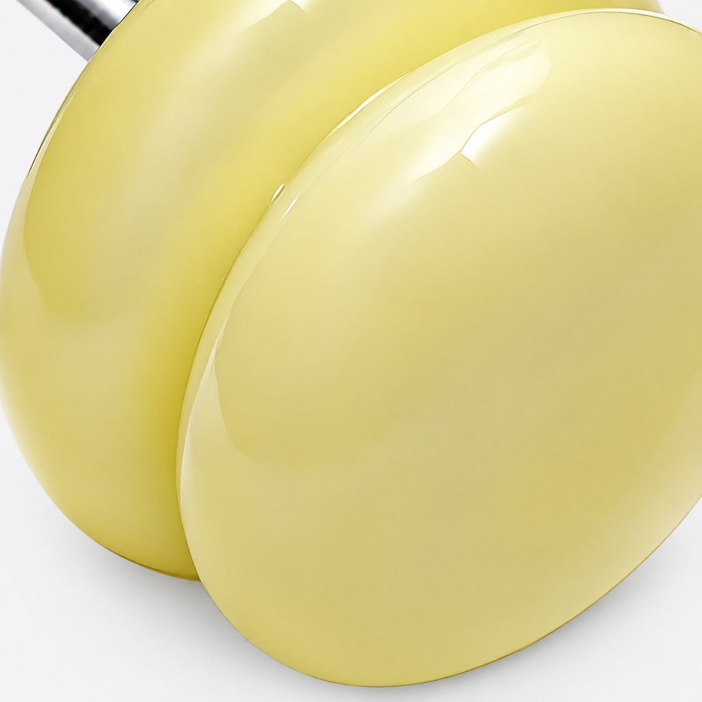 Glossy two-tier glass shade