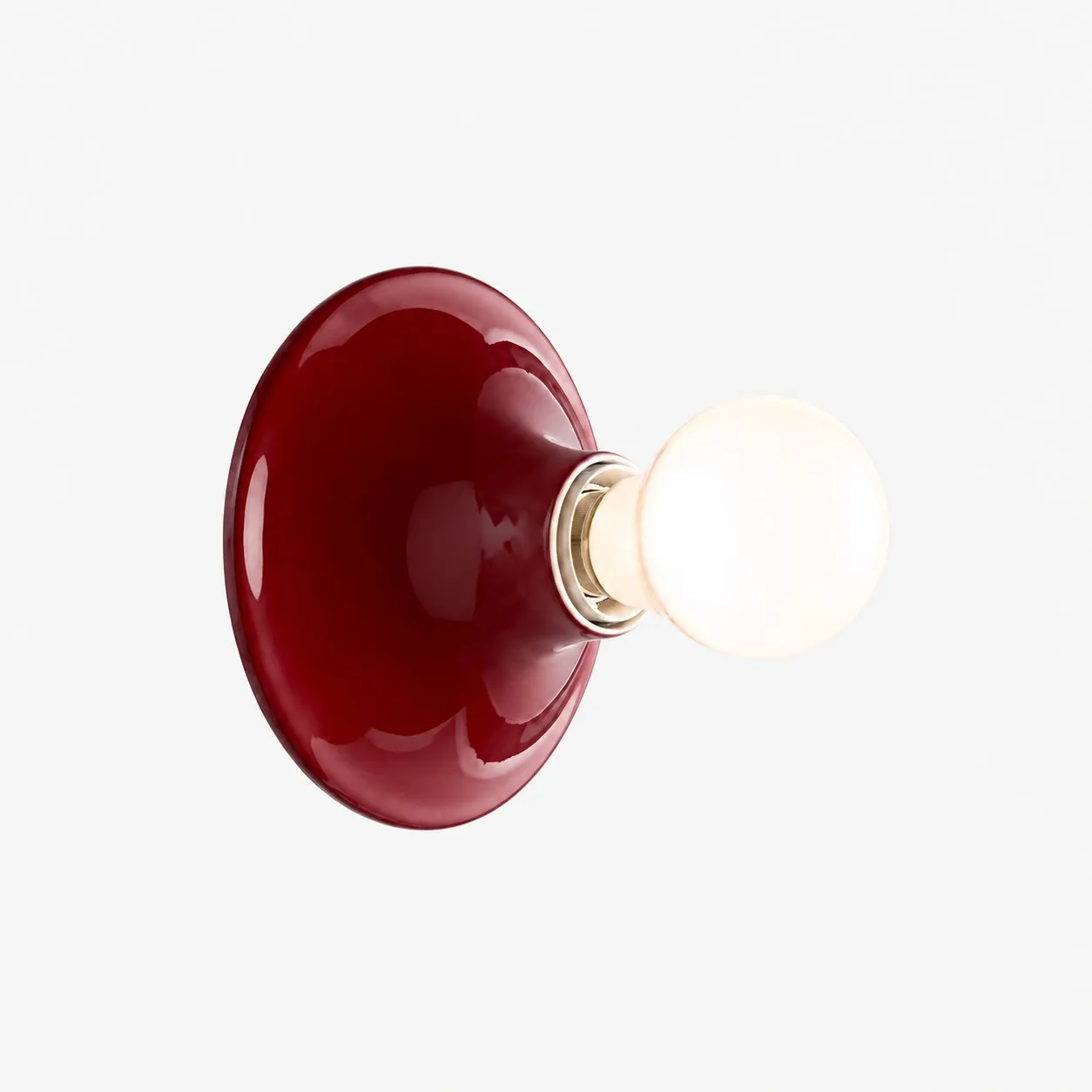 Ruby Red polycarbonate disc light