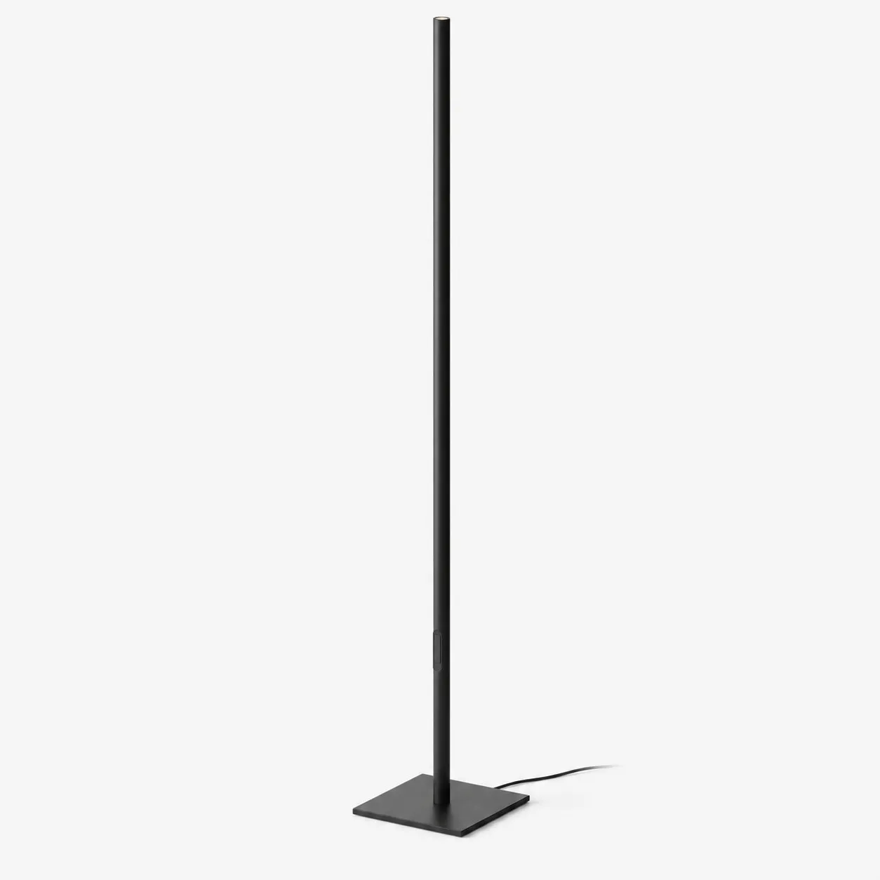 Black Ilio Mini slim metal floor lamp